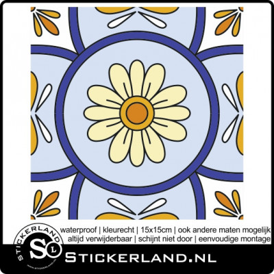 Tegelstickers Fullcolor 150 (set van 5 stuks)