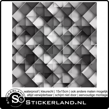 Tegelstickers Fullcolor 151 (set van 5 stuks)