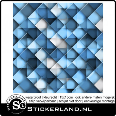 Tegelstickers Fullcolor 152 (set van 5 stuks)