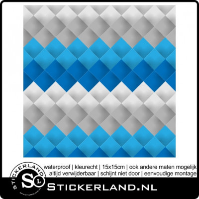 Tegelstickers Fullcolor 153 (set van 5 stuks)