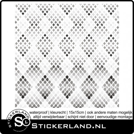 Tegelstickers Fullcolor 154 (set van 5 stuks)