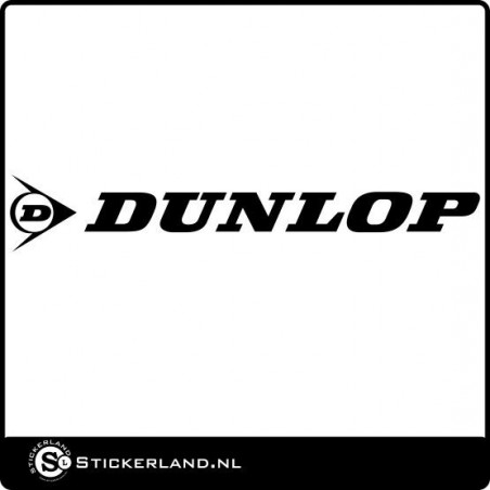 Dunlop banden logo sticker