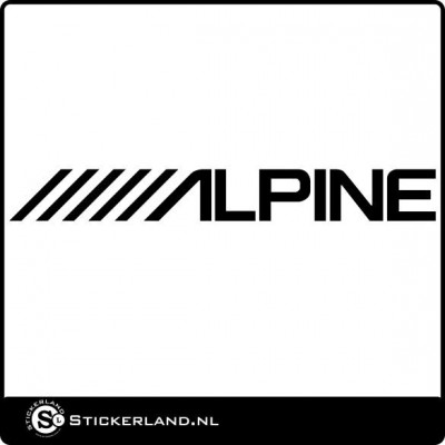 Alpine Logo sticker