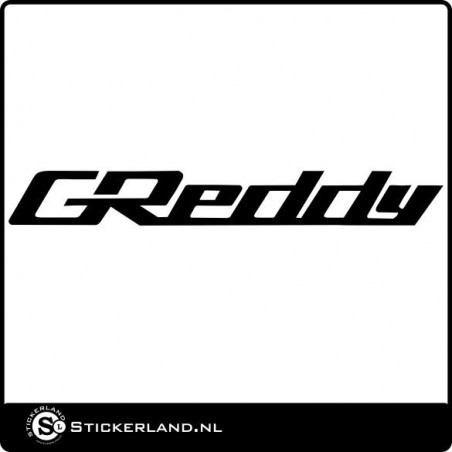 Greddy logo sticker