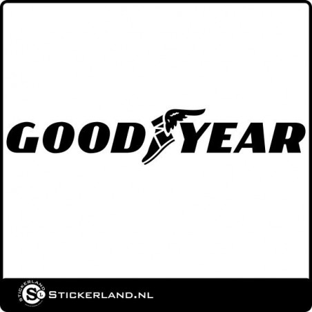 Goodyear logo sticker