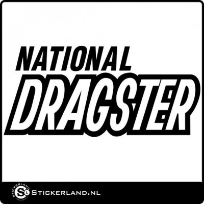National Dragster sticker