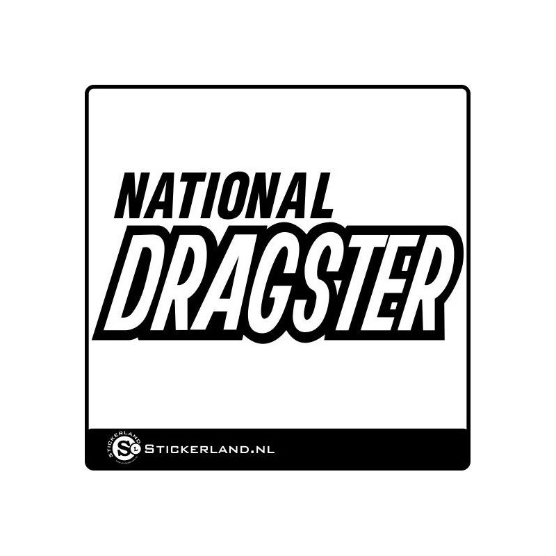 National Dragster sticker