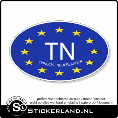 Typische Nederlander sticker