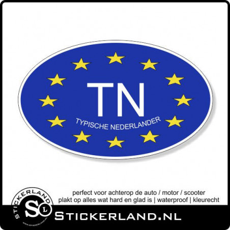 Typische Nederlander sticker