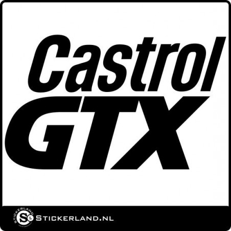 Castrol GSX logo sticker
