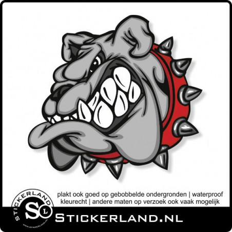 Bad Bulldog Oldschool Retro sticker