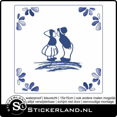 Tegelstickers Fullcolor 156 (set van 5 stuks)