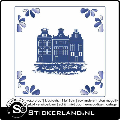 Tegelstickers Fullcolor 157 (set van 5 stuks)