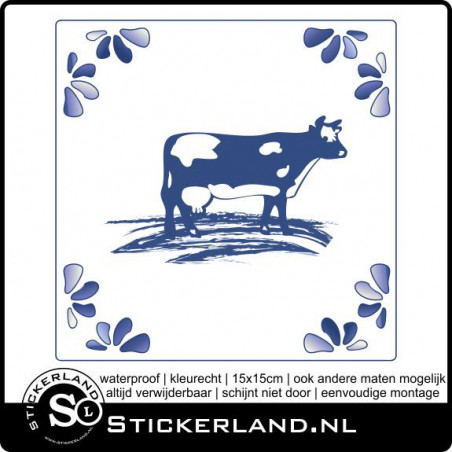 Tegelstickers Fullcolor 158 (set van 5 stuks)