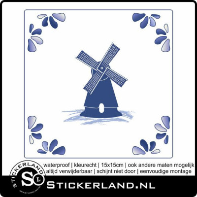 Tegelstickers Fullcolor 159 (set van 5 stuks)