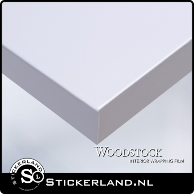 Glossy White Woodstock Wrapfolie WSJ-4