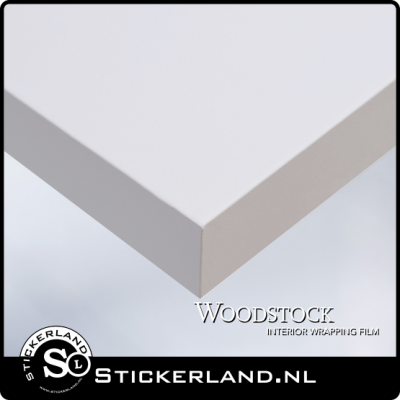 Matte White Woodstock Wrapfolie WSJ-3