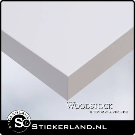 Matte White Woodstock Wrapfolie WSJ-3