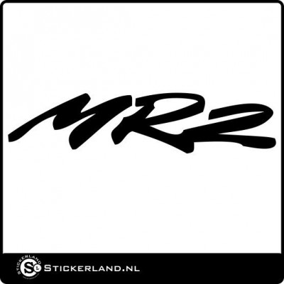 MR2 Schrift logo sticker