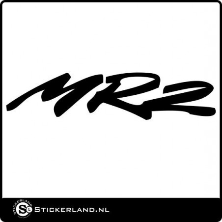 MR2 Schrift logo sticker