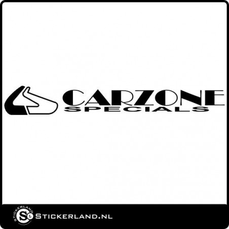 Carzones Special logo sticker