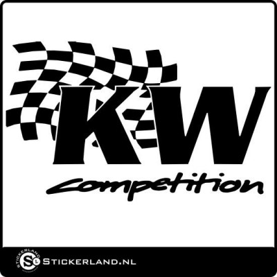 KW Competition logo sticker
