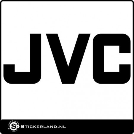 JVC logo sticker