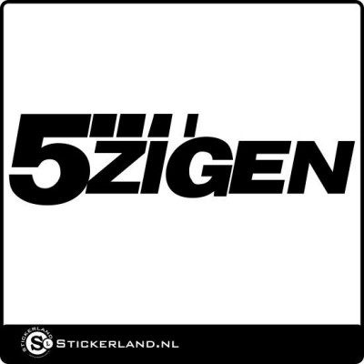 5 Zigen Logo sticker