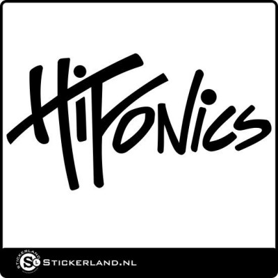 HiFonics logo sticker
