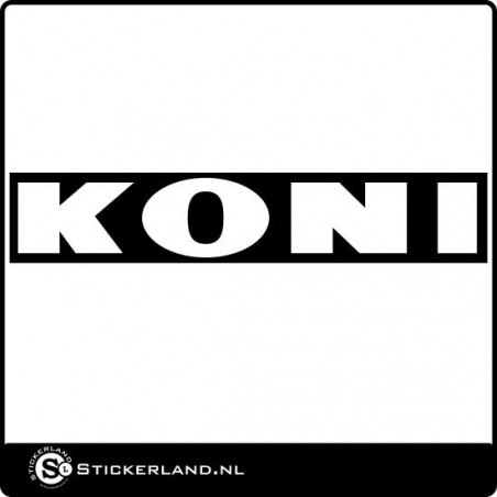 Koni logo sticker