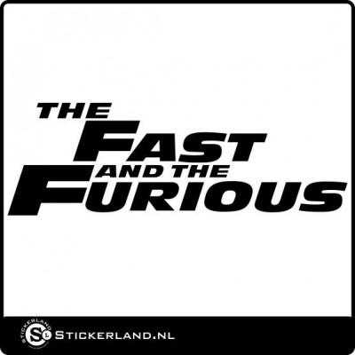 The Fast and the Furious sticker