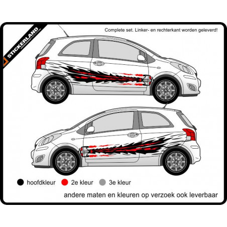 Complete stripingkit B818 (vanaf 150cm)