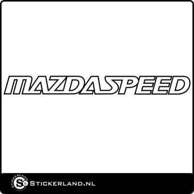 Mazda Speed Raamstreamer (ca.100x10cm)