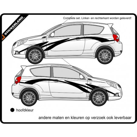 Complete stripingkit B857 (vanaf 150cm)