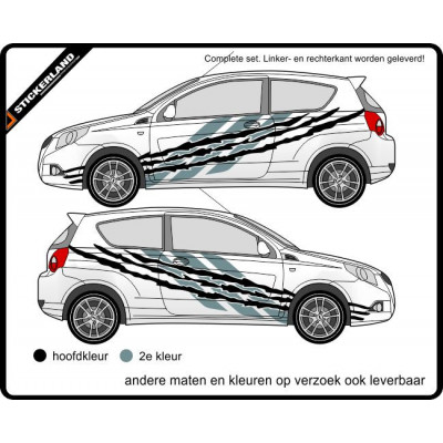 Complete stripingkit B860 (vanaf 150cm)