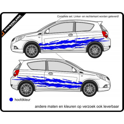 Complete stripingkit B862 (vanaf 150cm)