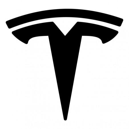 Tesla Model 3 logo cover-up stickerset