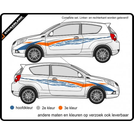 Complete stripingkit B876 (vanaf 150cm)