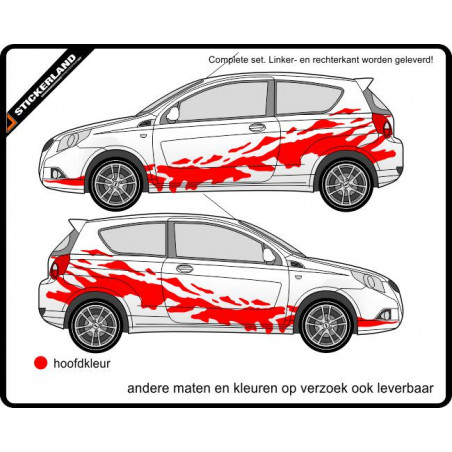 Complete stripingkit B883 (vanaf 150cm)