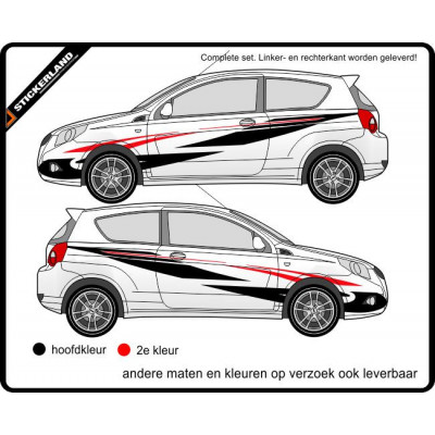 Complete stripingkit B884 (vanaf 150cm)