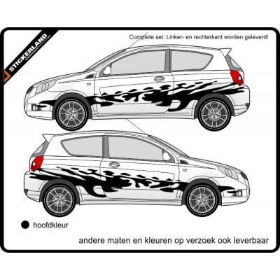 Complete stripingkit B886 (vanaf 150cm)