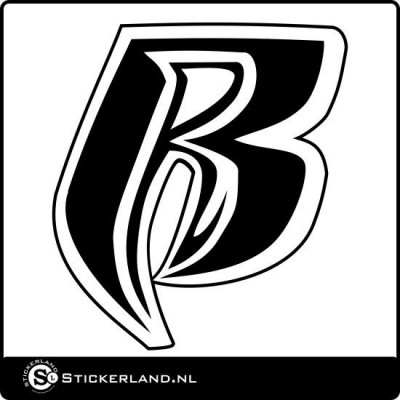 Ruff Riders logo sticker