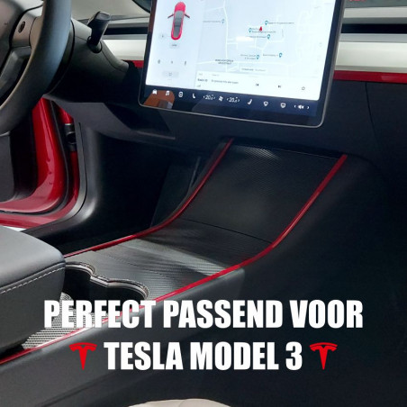 Tesla Model 3 Middenconsole stickerset