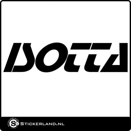 Isotta logo sticker