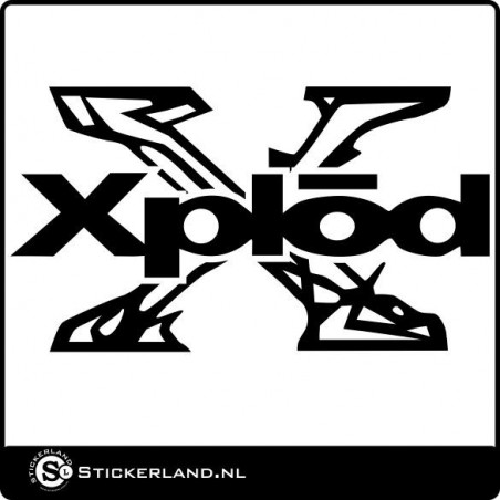 Sony Xplod logo sticker