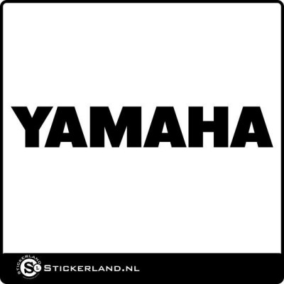 Yamaha logo sticker 01