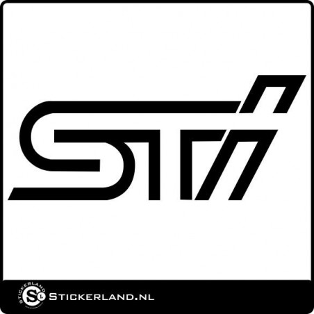 Subaru STI logo sticker