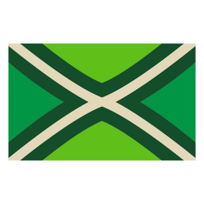 Sticker vlag van de Achterhoek (4x2.5cm)
