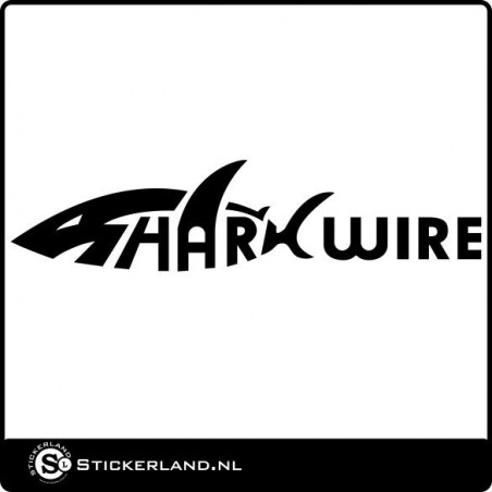 Sharkwire logo sticker