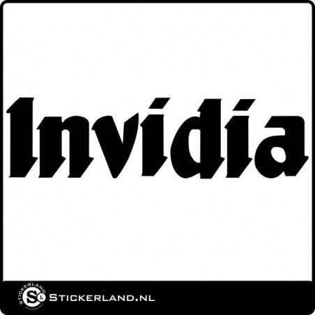 Invidia logo sticker